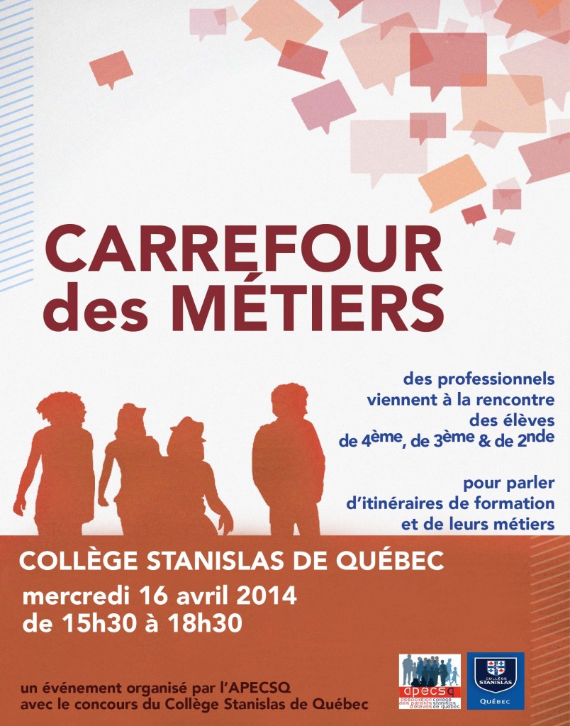 Affiche du Carrefour des Métiers 2014